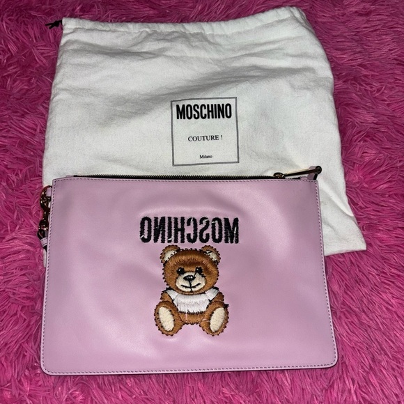 Moschino Handbags - Moschino Teddy Bear Pouch